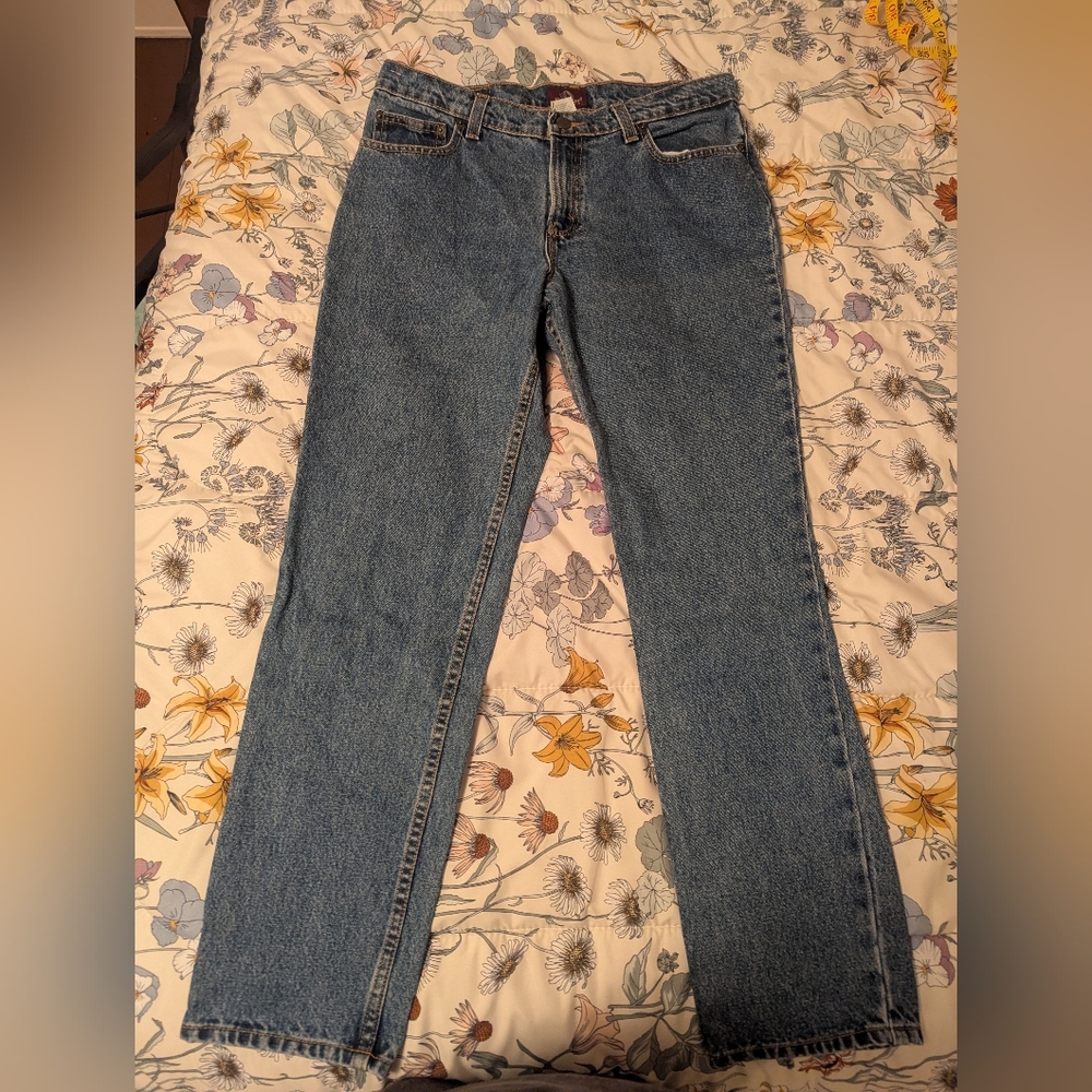 Jordache Women's Straight Leg Blue Jeans